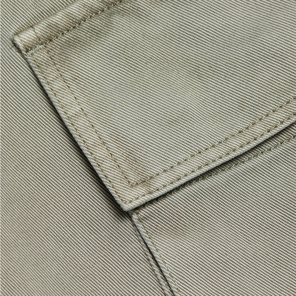 Frame Denim Wide Leg Army Green Cargo Bubble Pants in Sage Size 27 - Picture 6 of 9